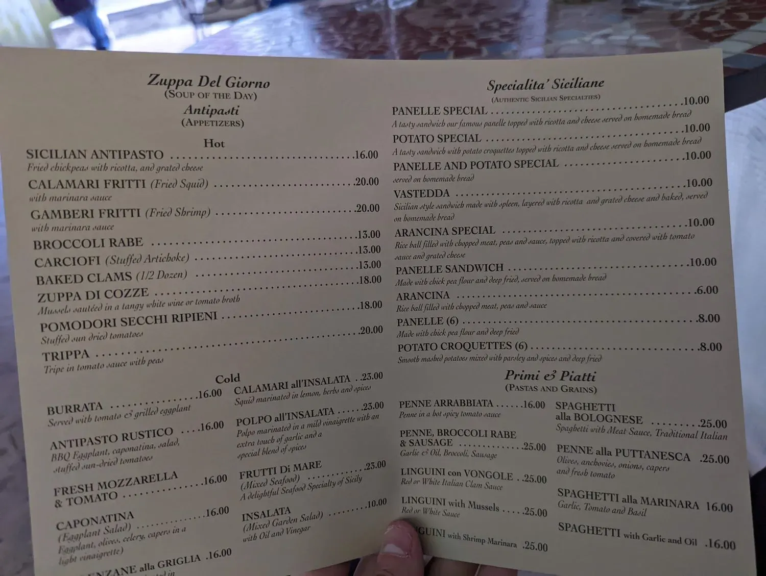 Menu 2