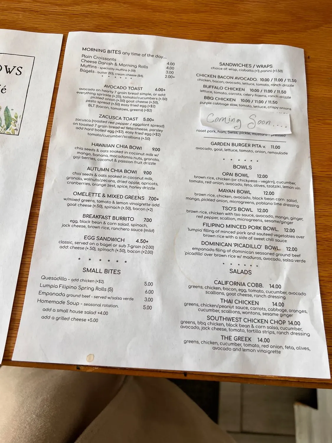 Menu 6