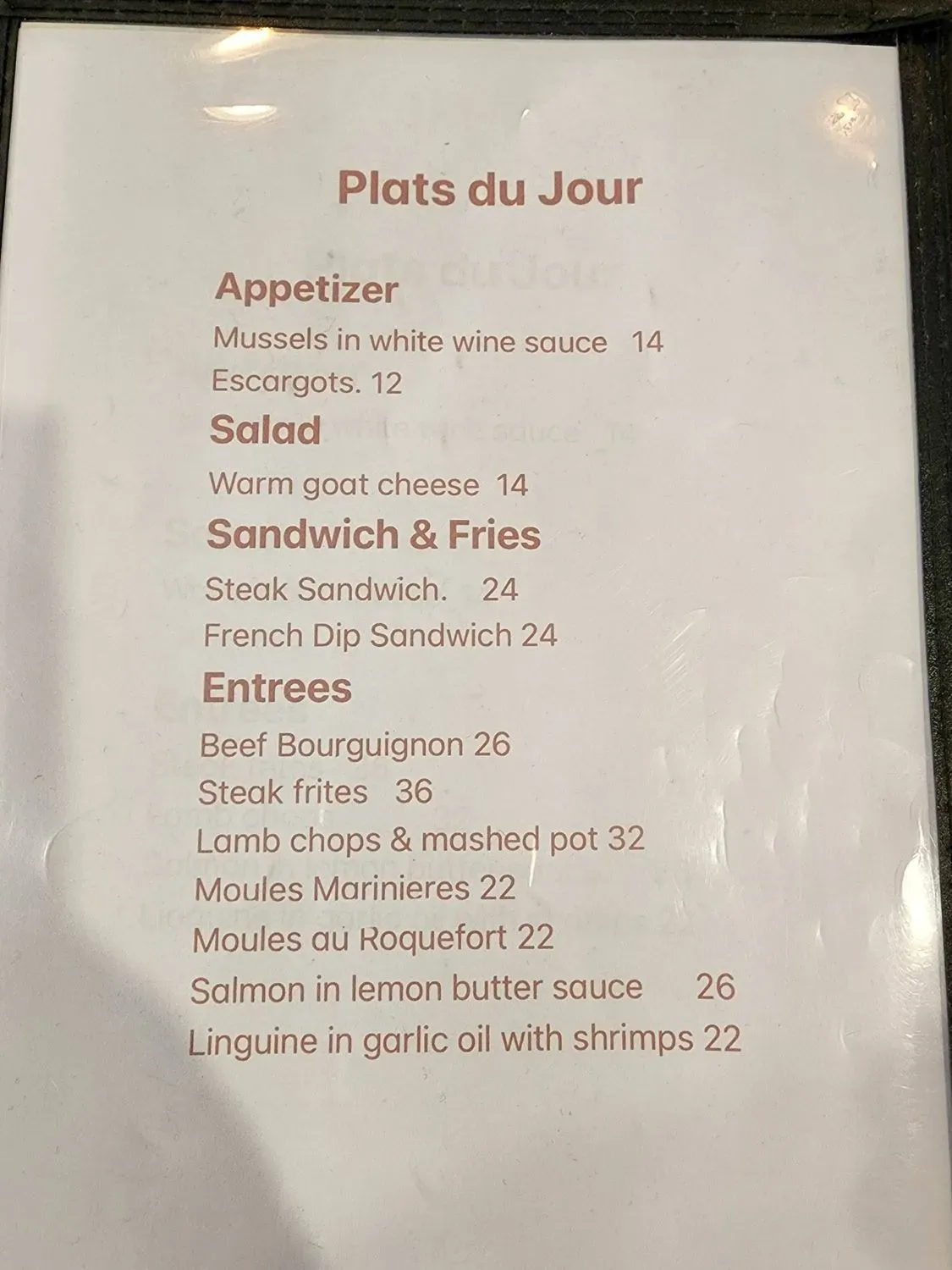 Menu 4