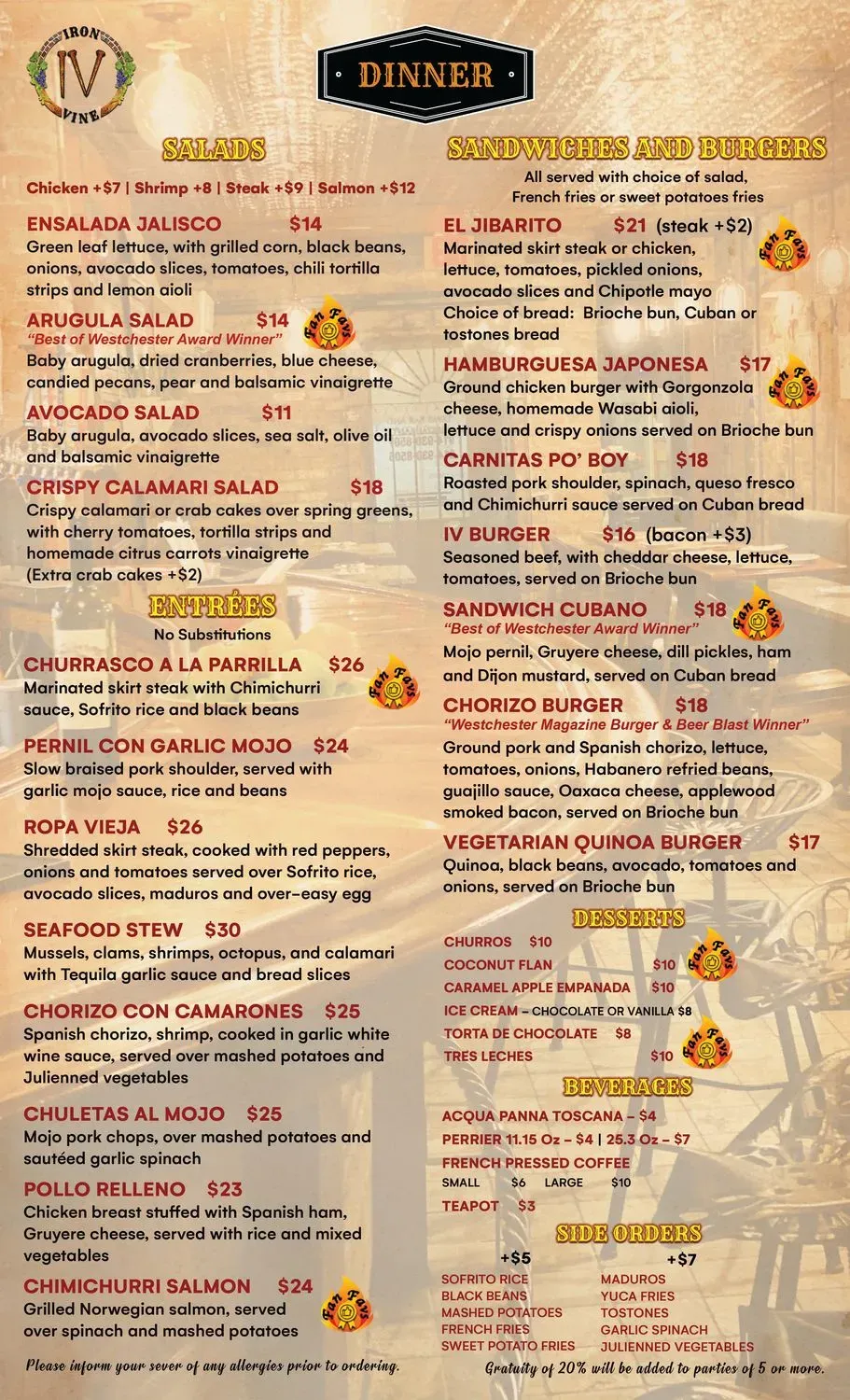 Menu 2