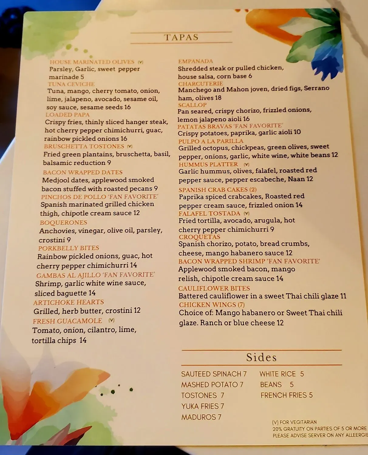 Menu 2