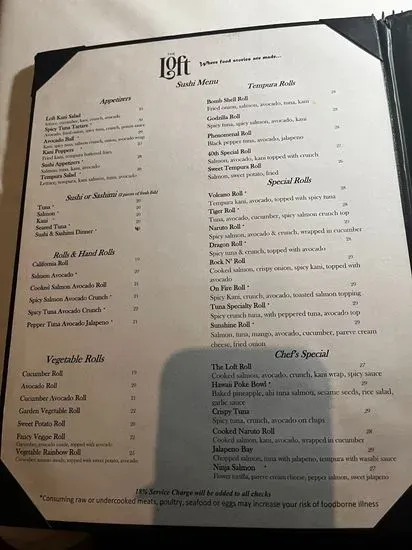 Menu 5