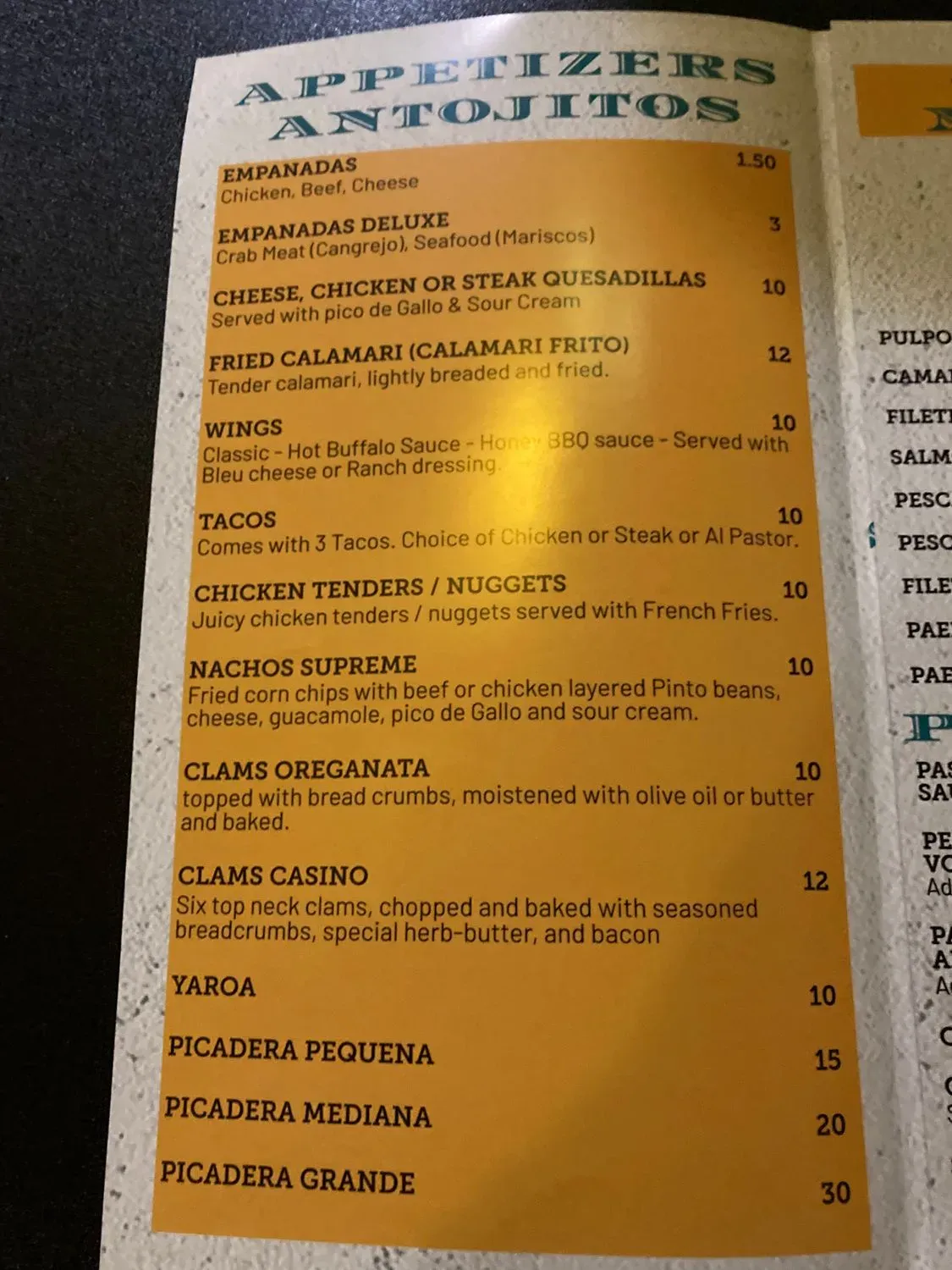 Menu 3