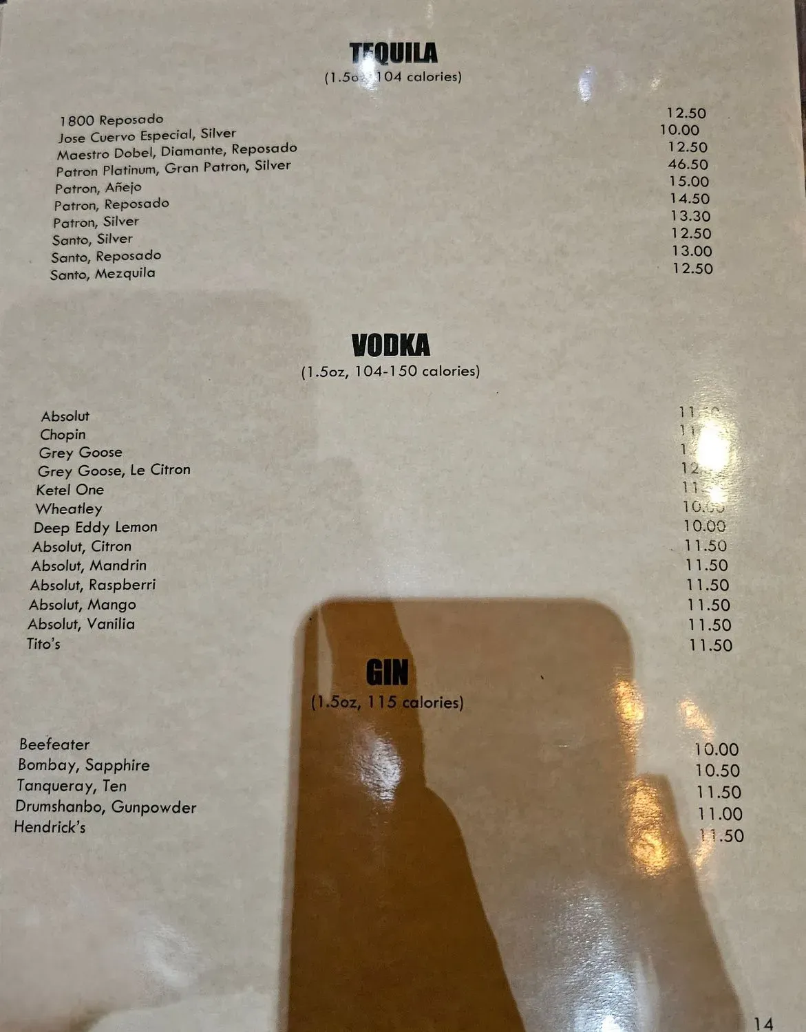 Menu 2