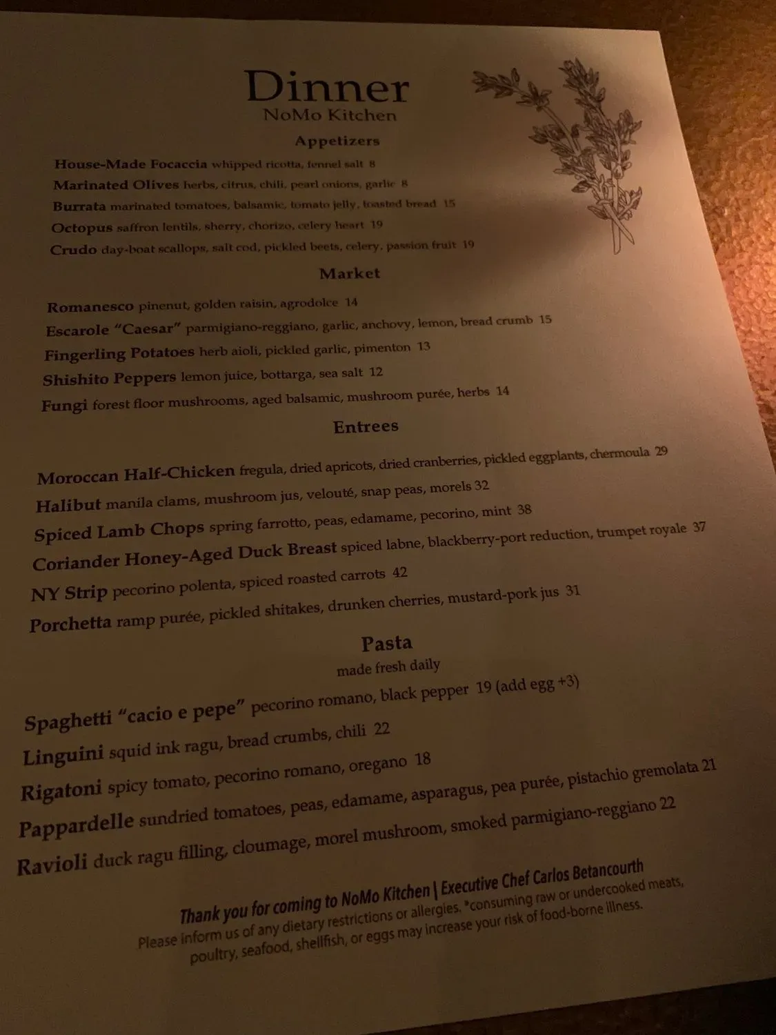 Menu 2