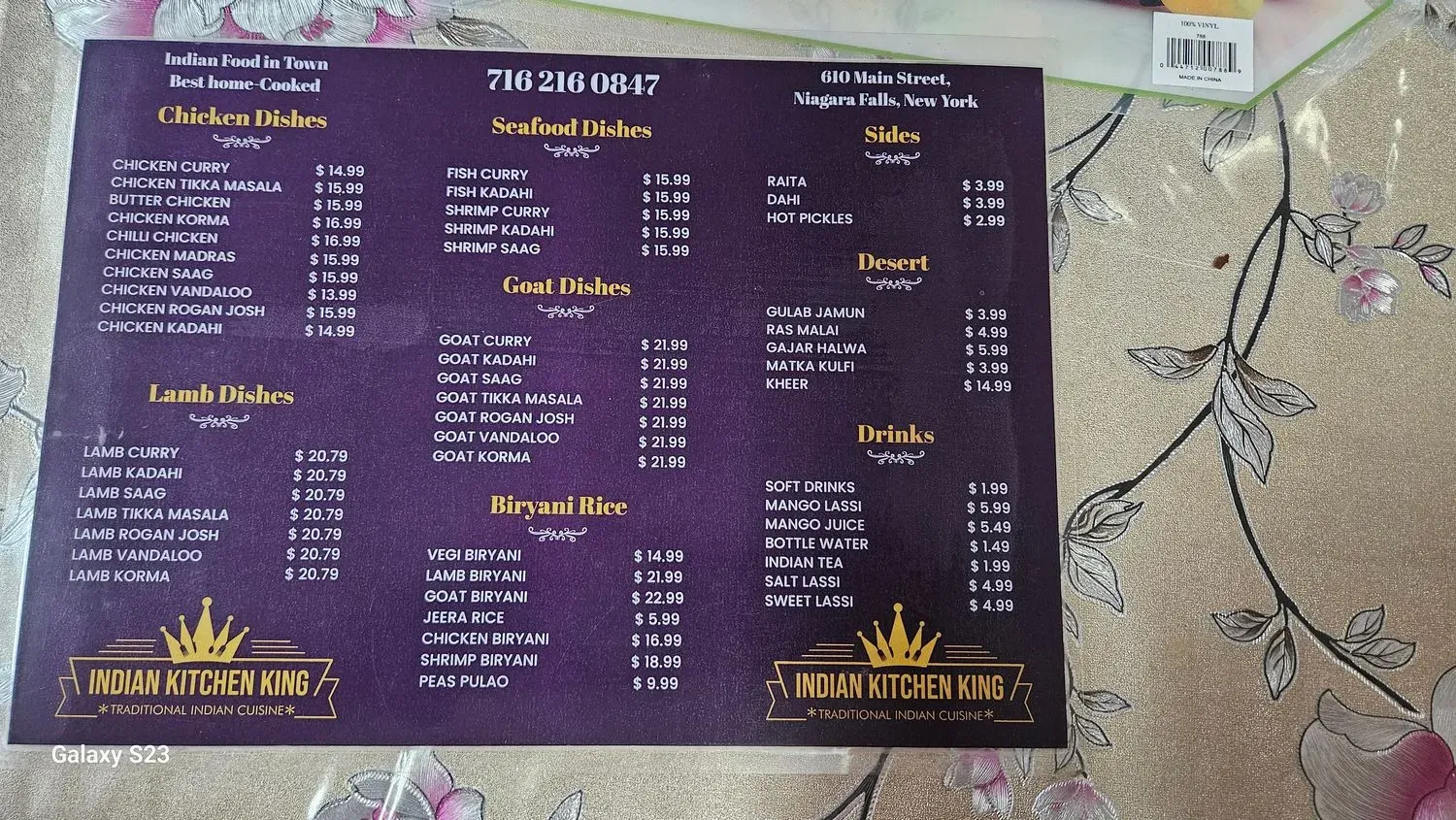 Menu 2