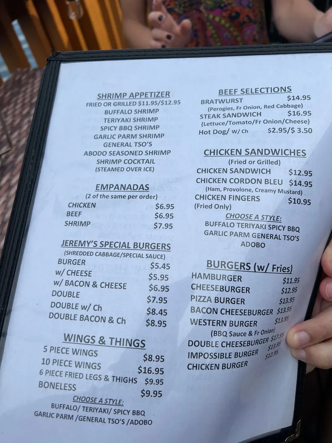 Menu 2