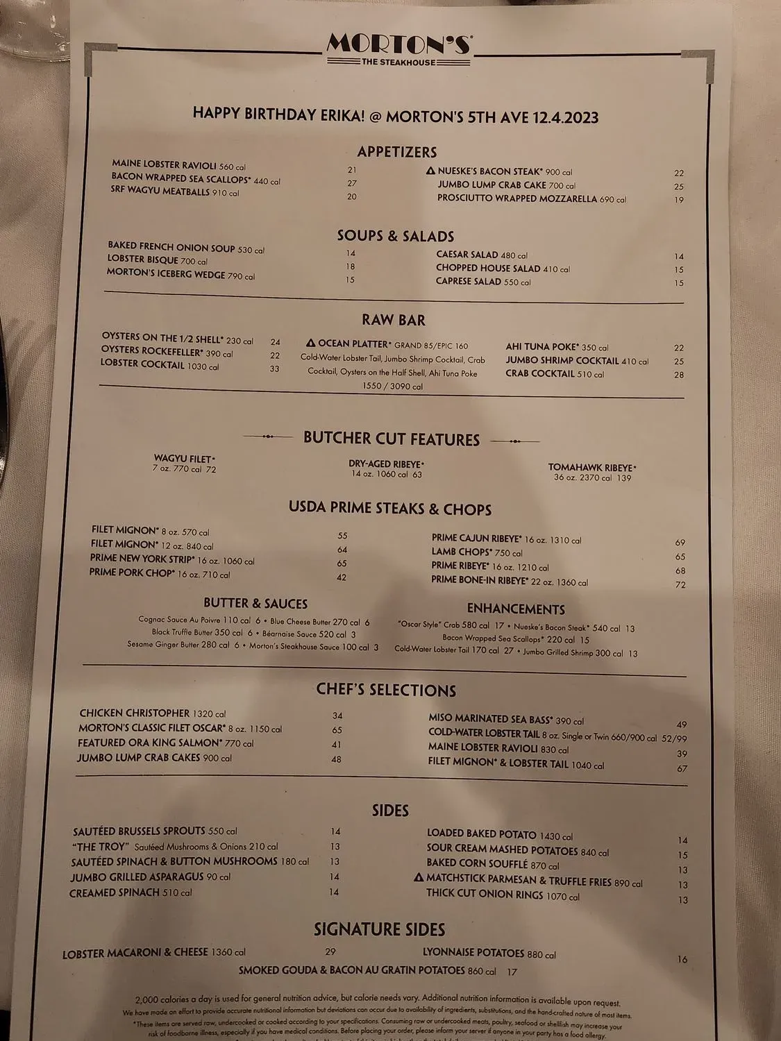 Menu 6