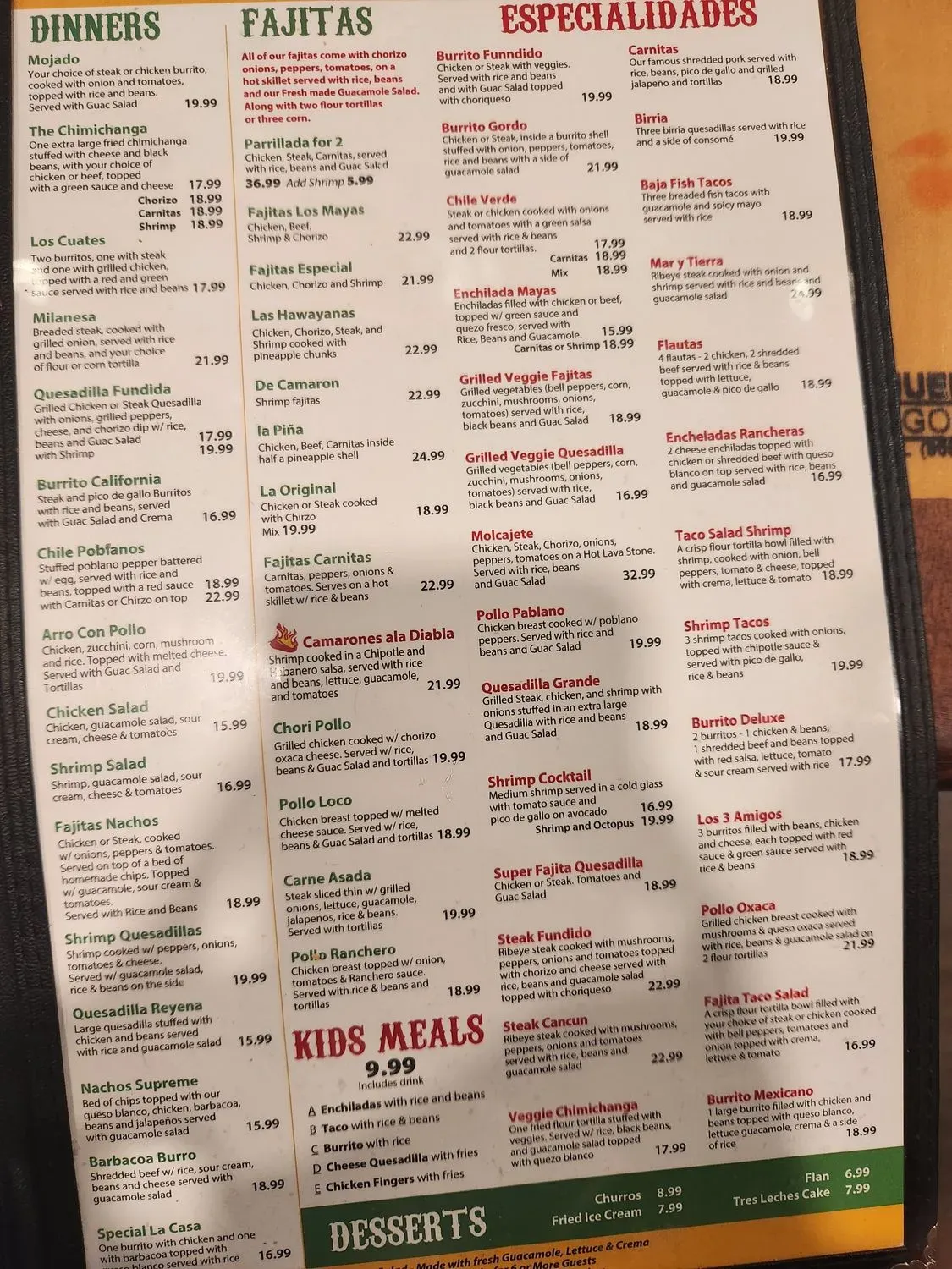 Menu 5