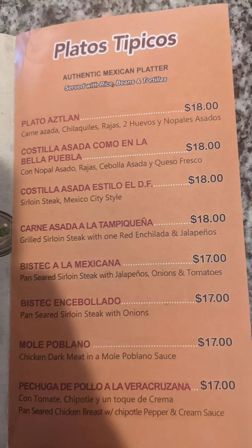 Menu 5