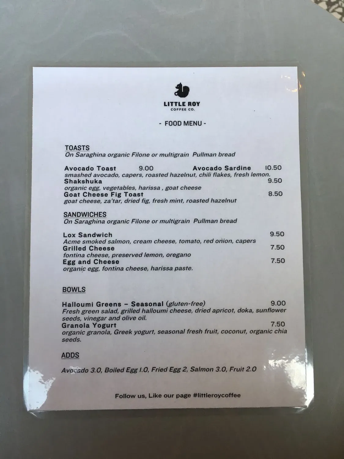 Menu 3