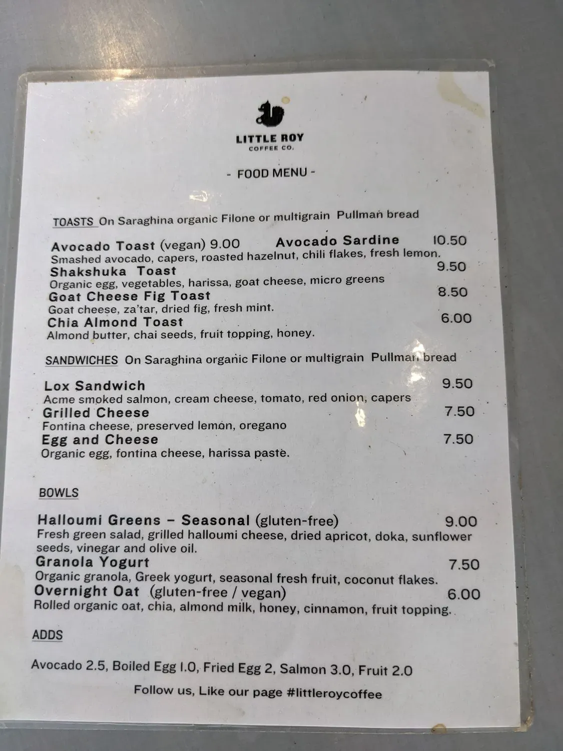 Menu 2