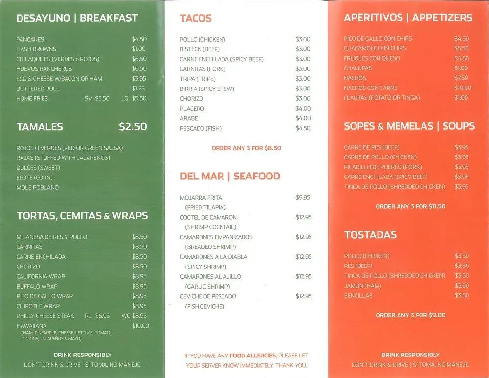 Menu 2