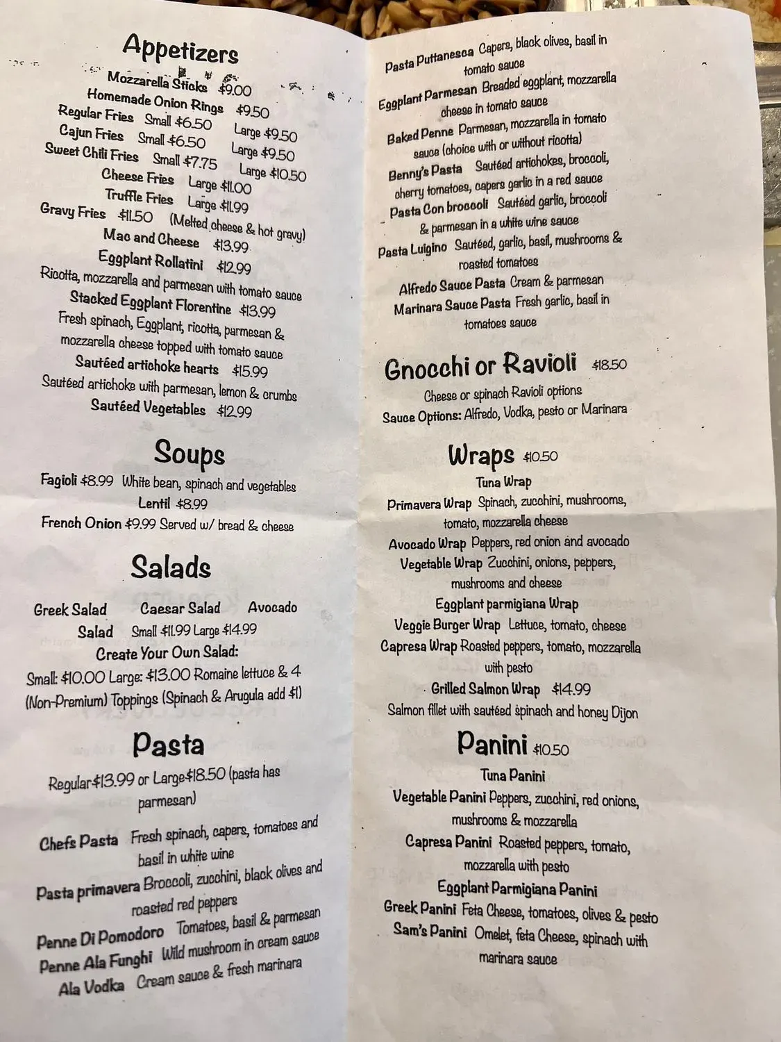 Menu 2