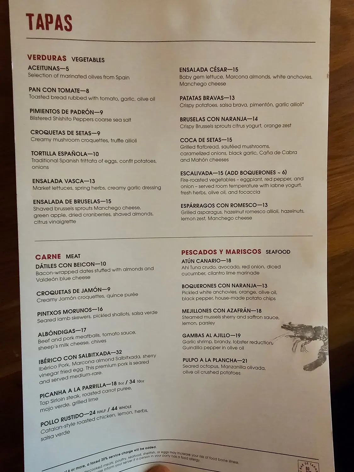 Menu 6