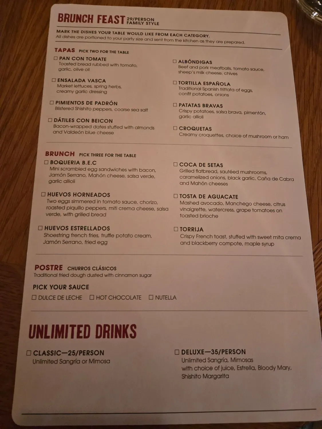 Menu 2