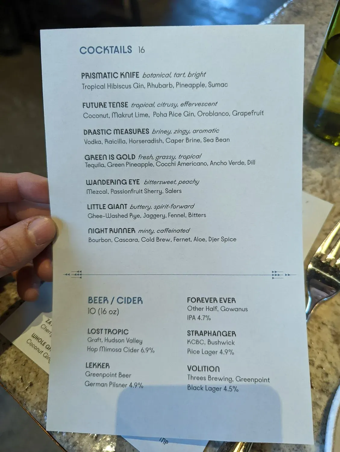 Menu 6