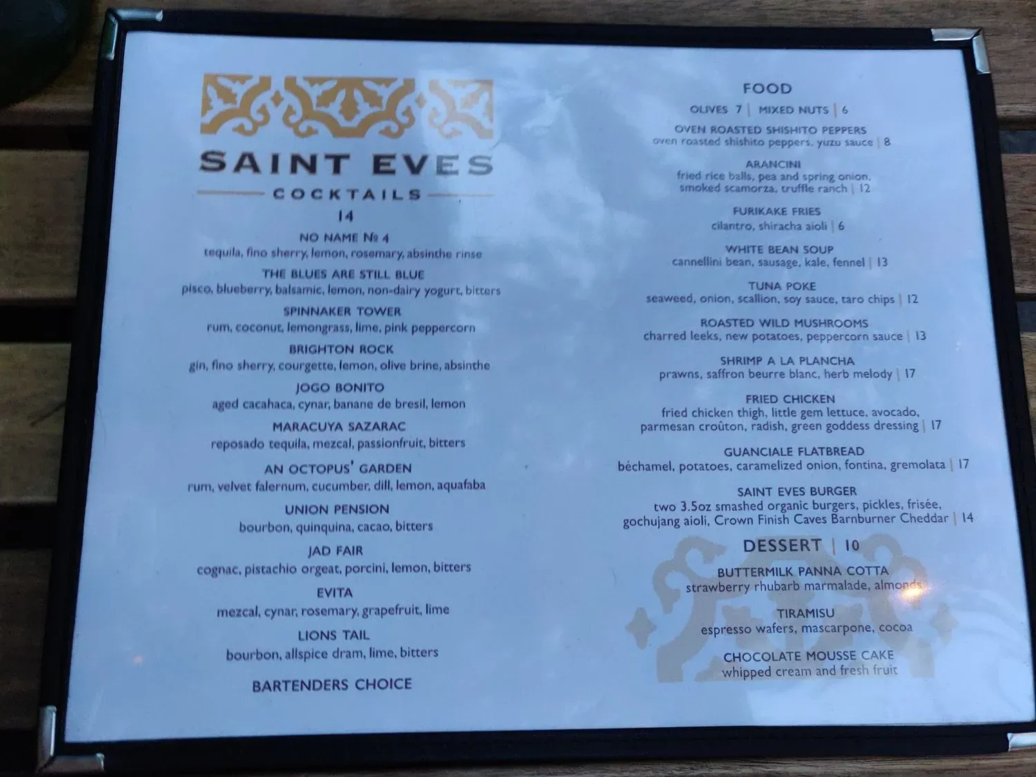 Menu 5