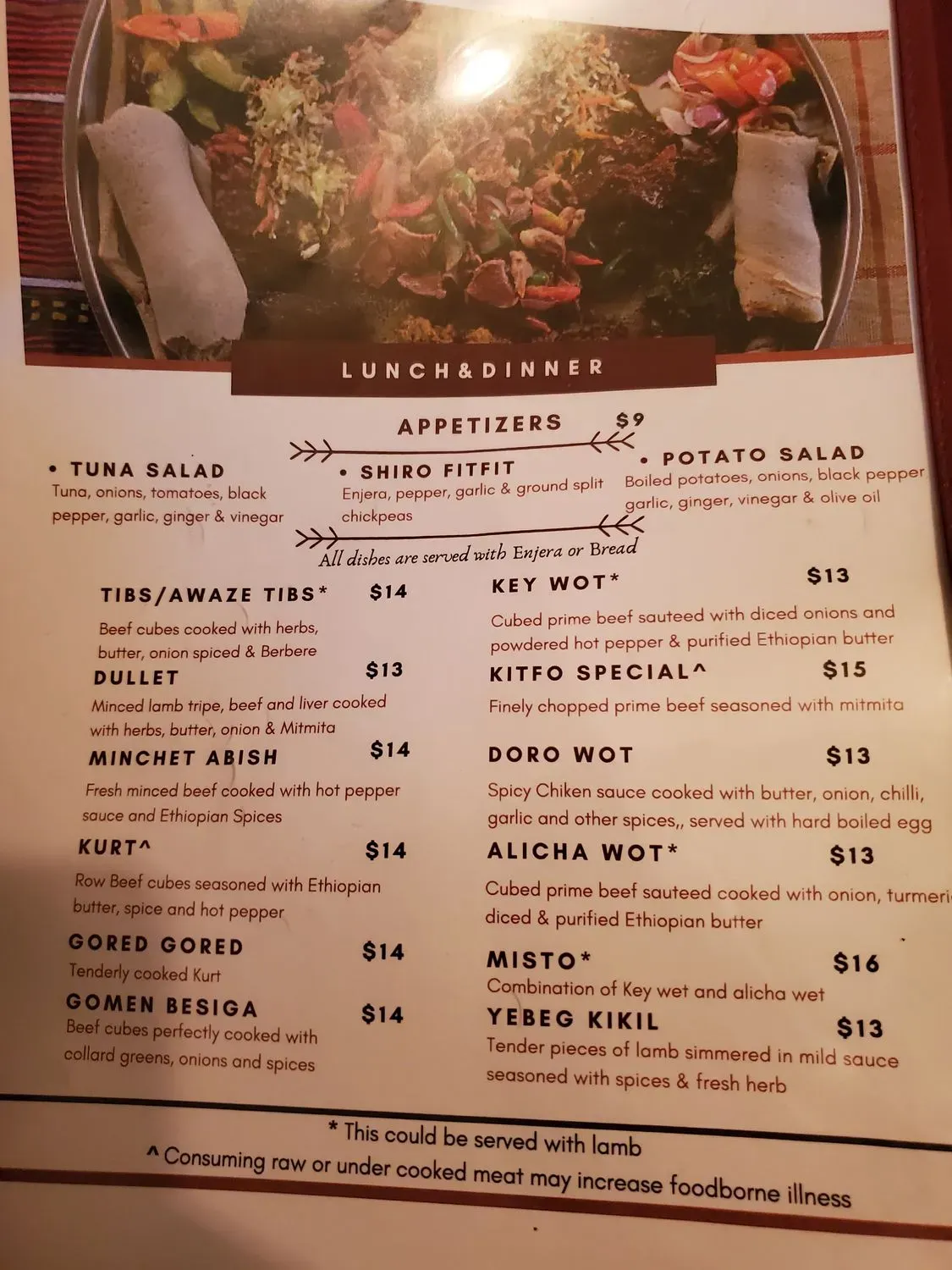 Menu 6