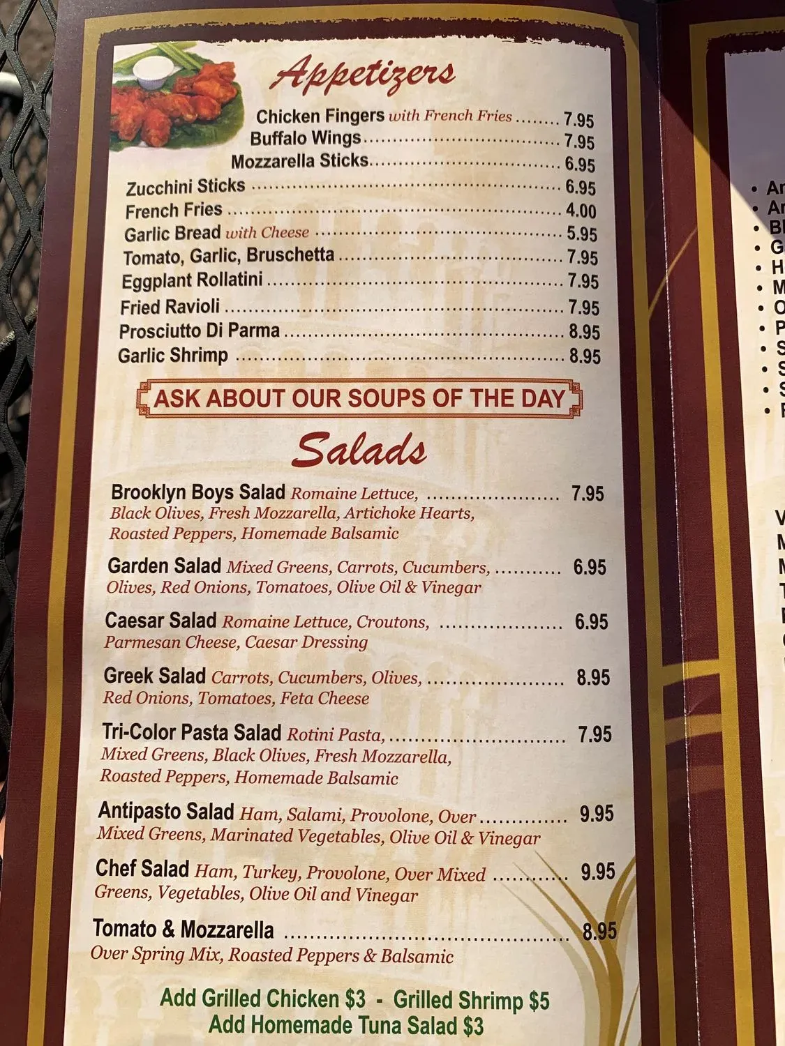 Menu 2