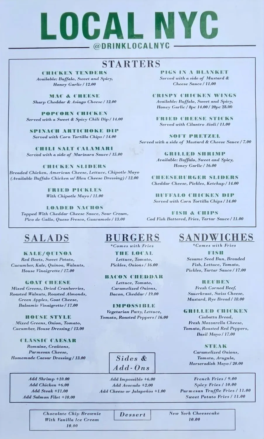 Menu 2