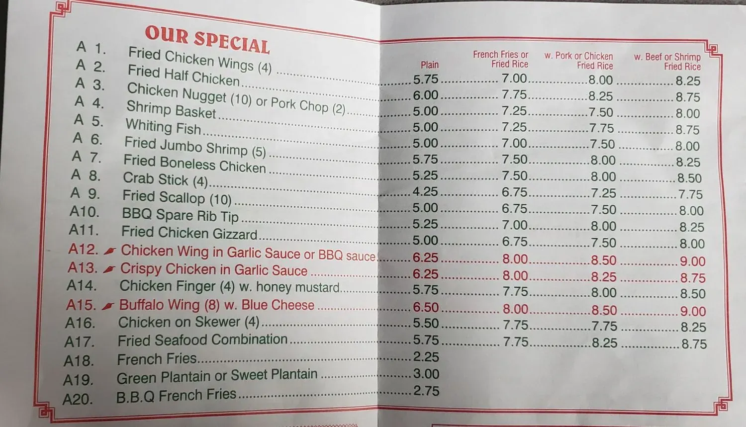 Menu 3