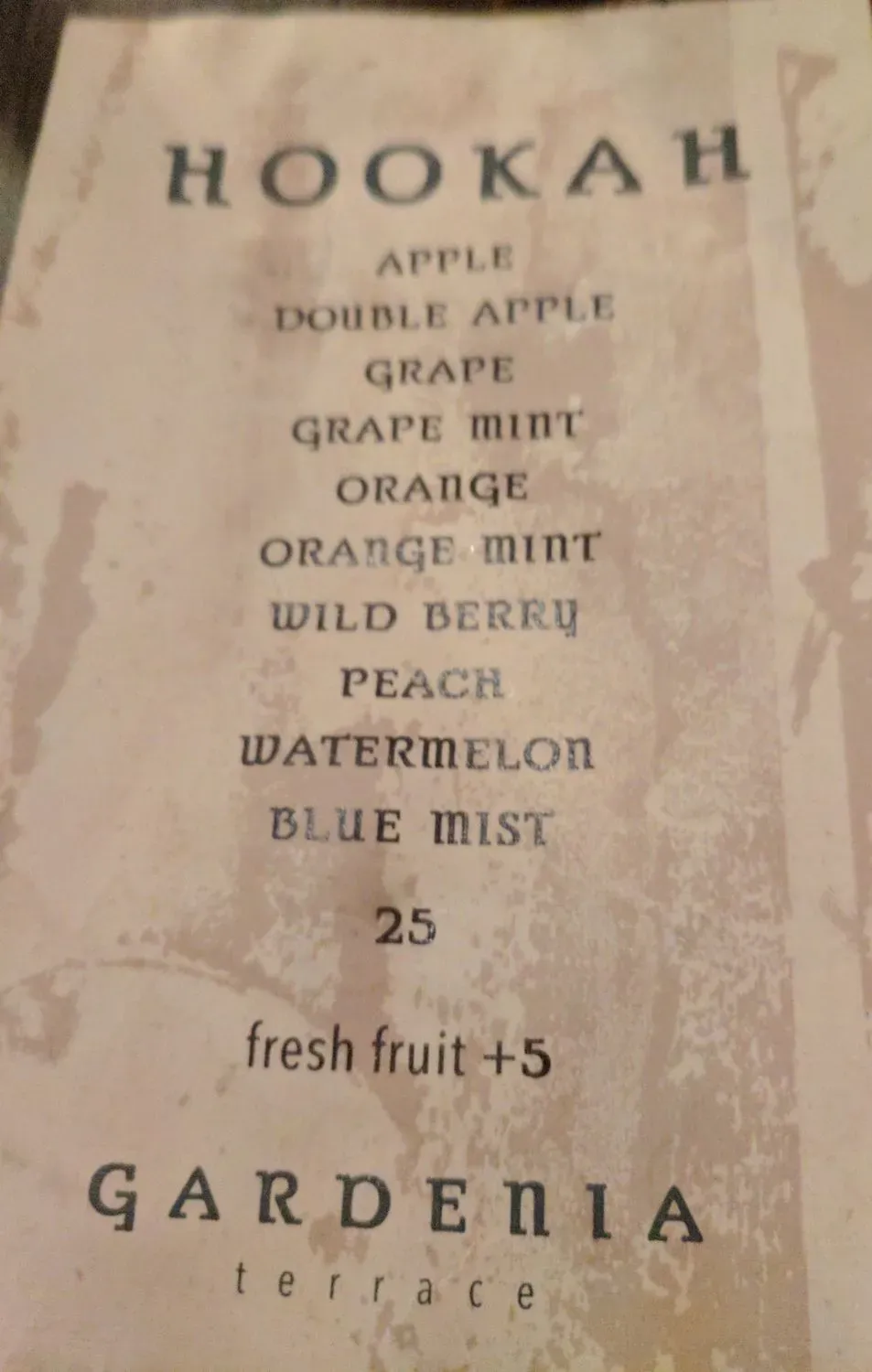 Menu 5