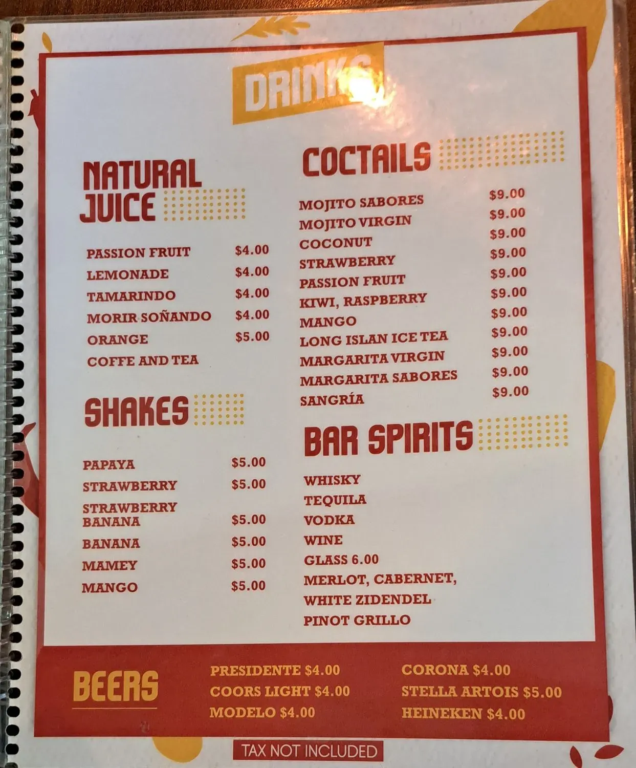 Menu 4