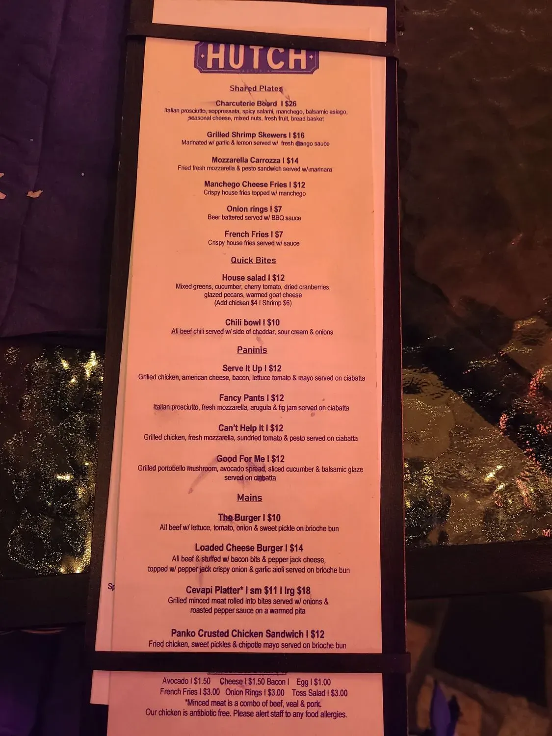 Menu 2