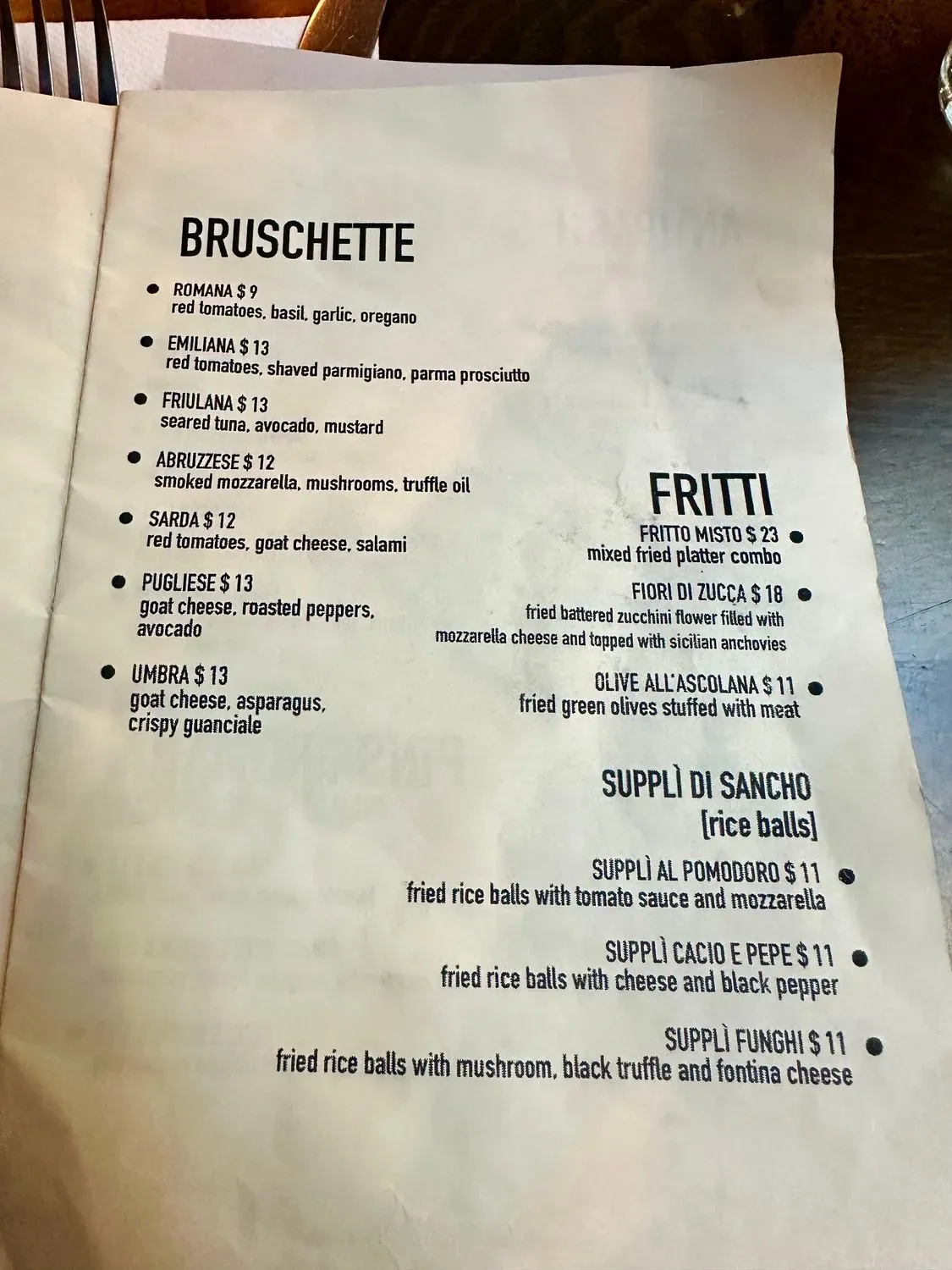 Menu 4