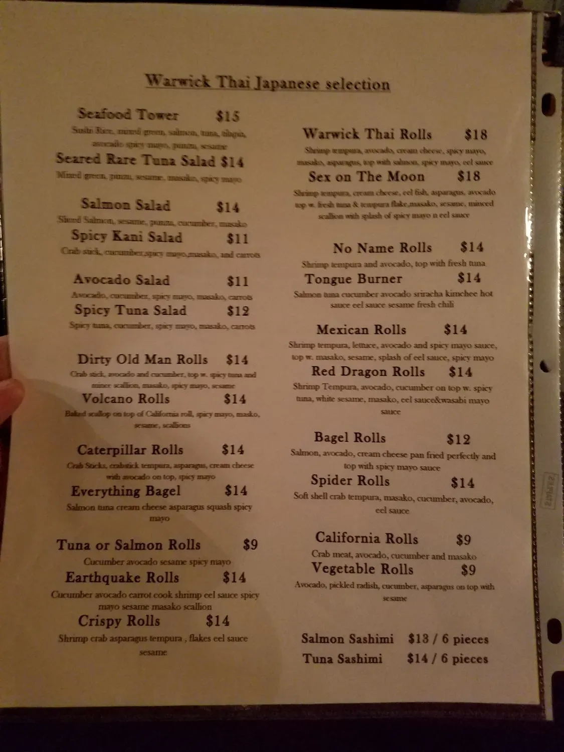 Menu 6