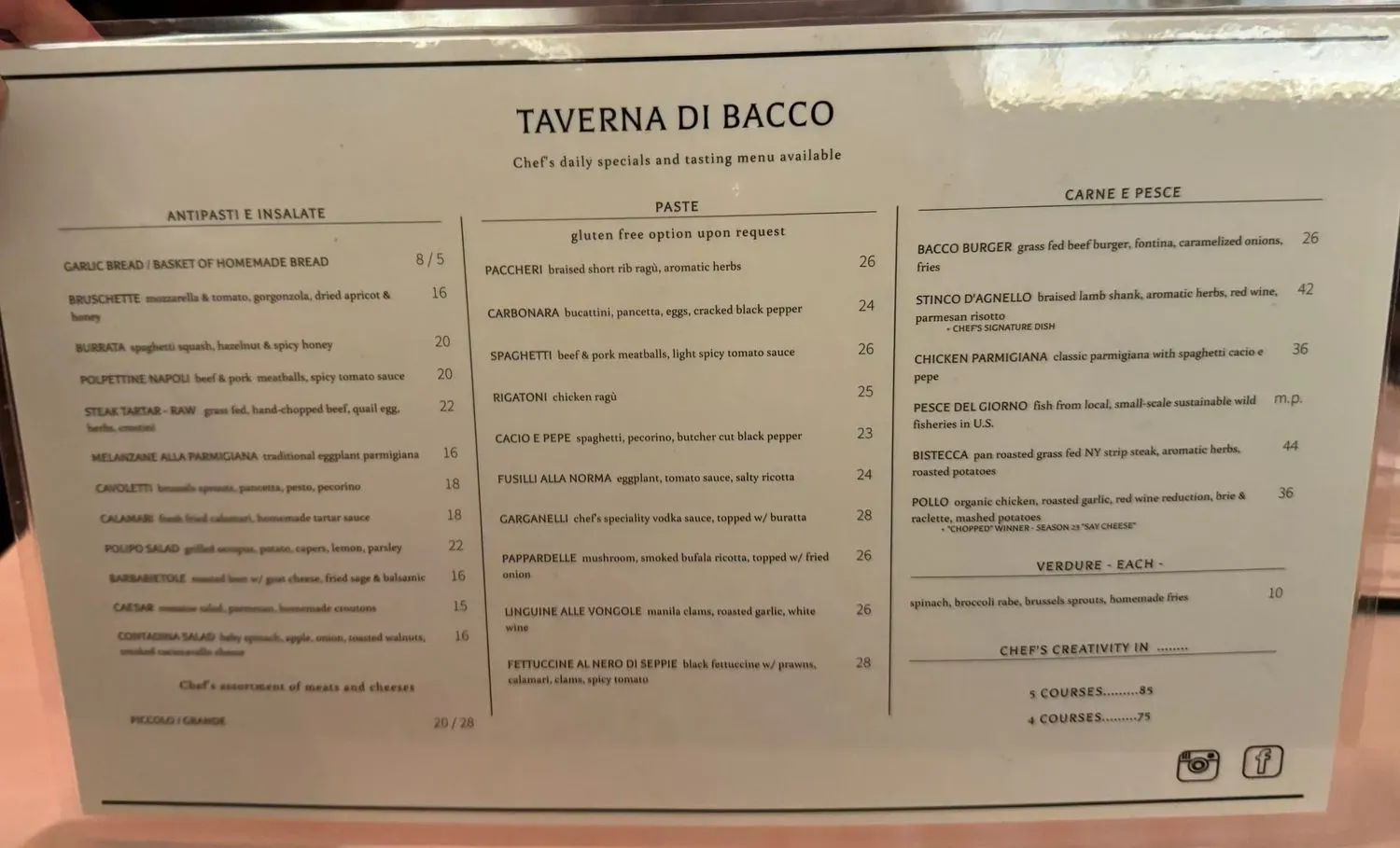 Menu 3