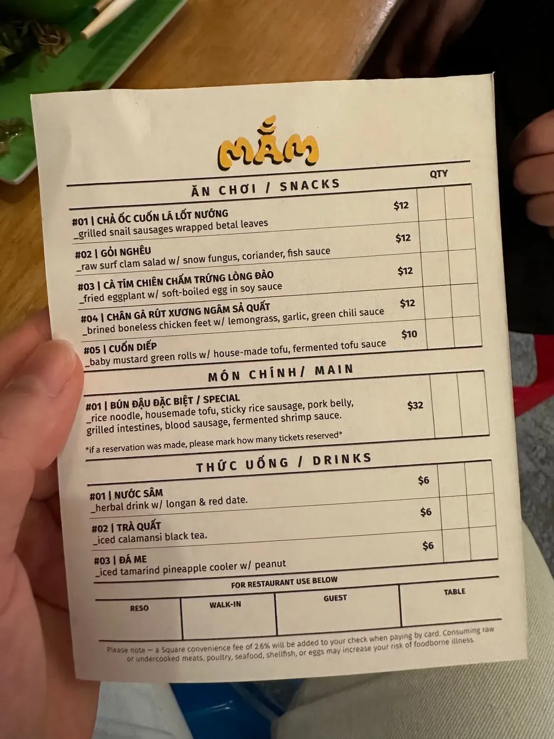 Menu 4