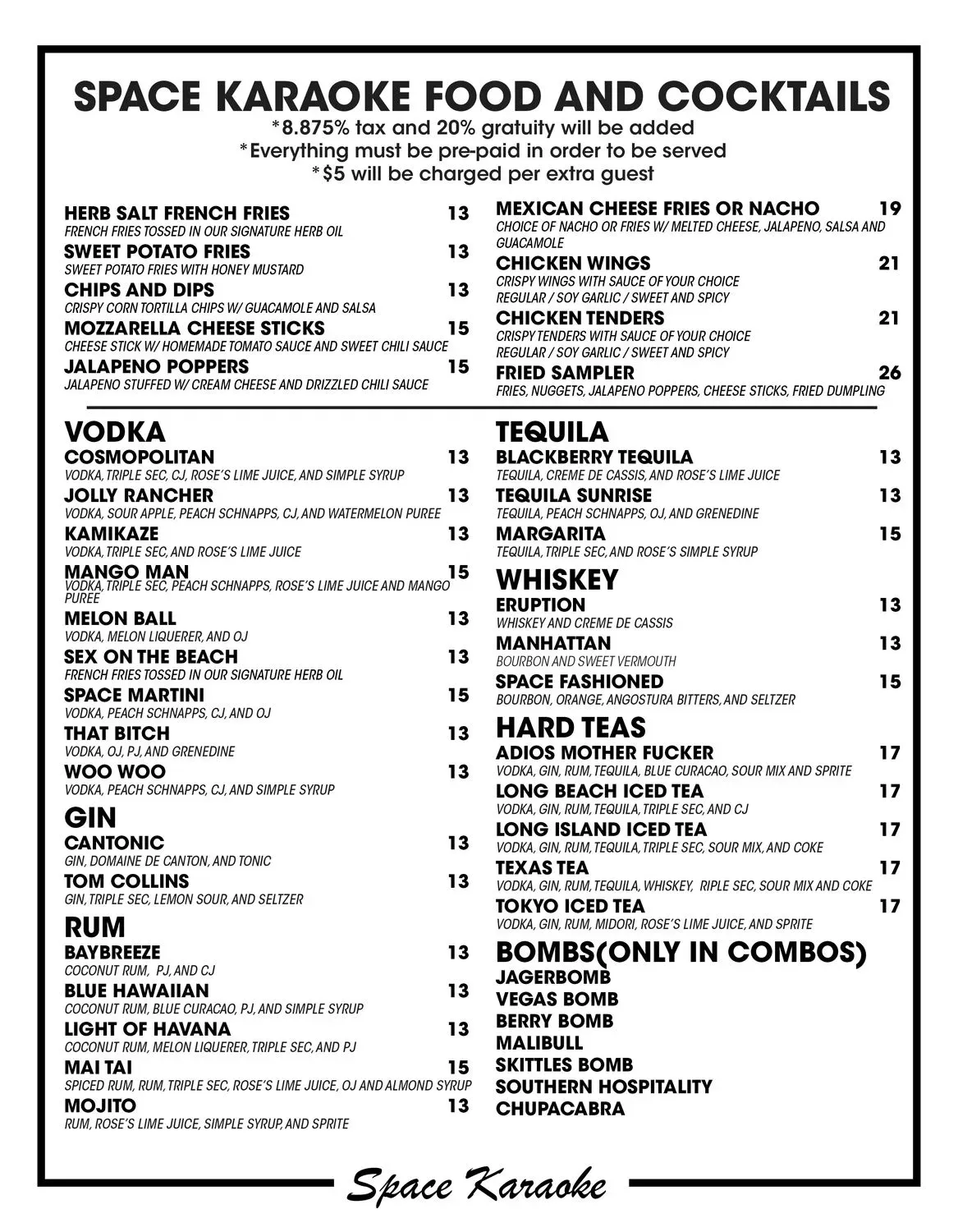 Menu 4