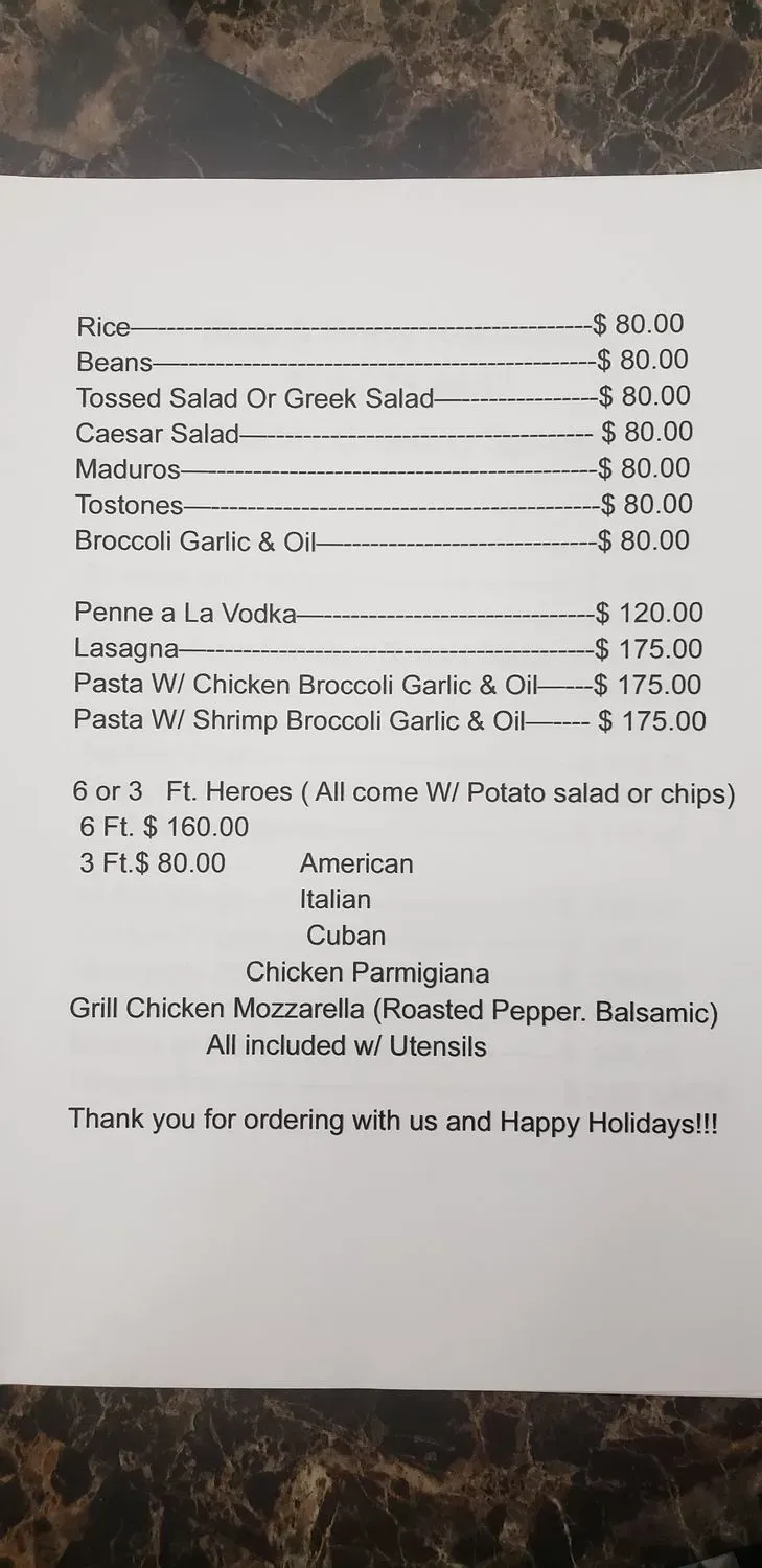 Menu 2