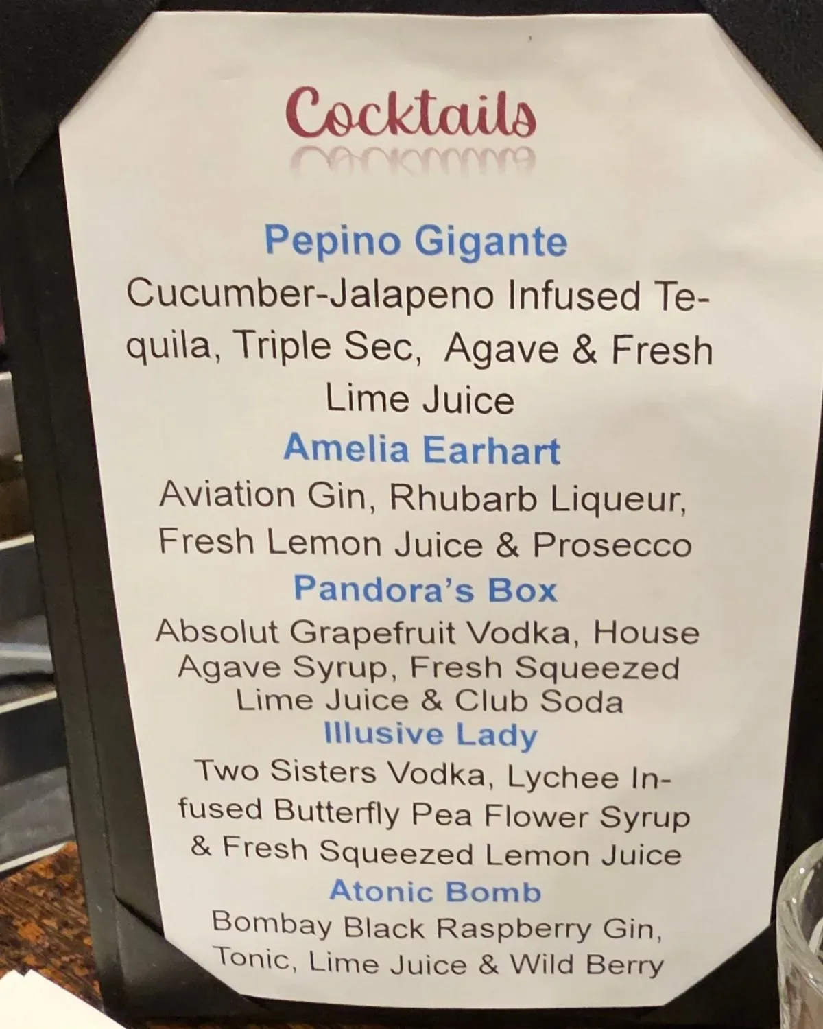 Menu 6