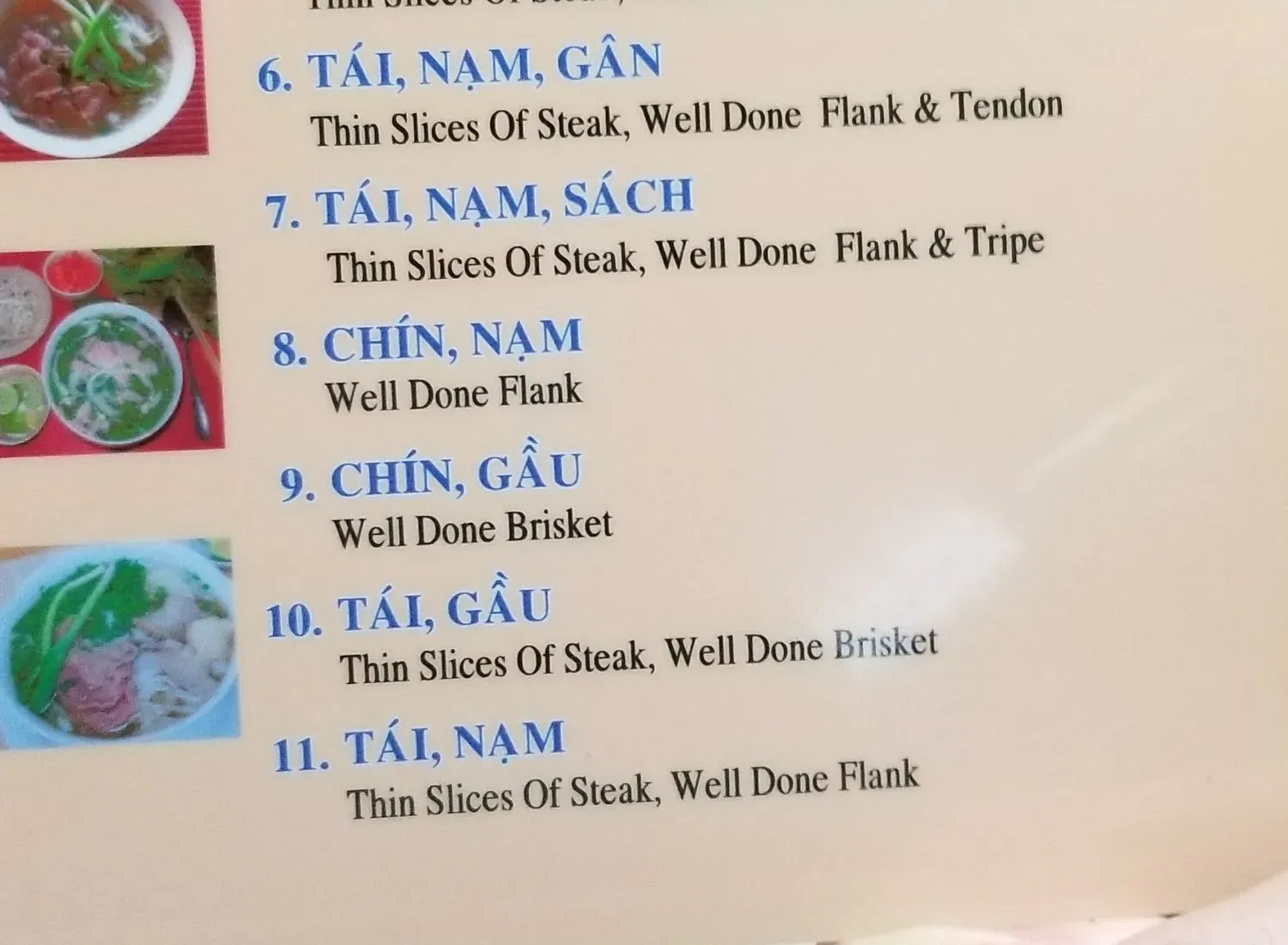 Menu 6