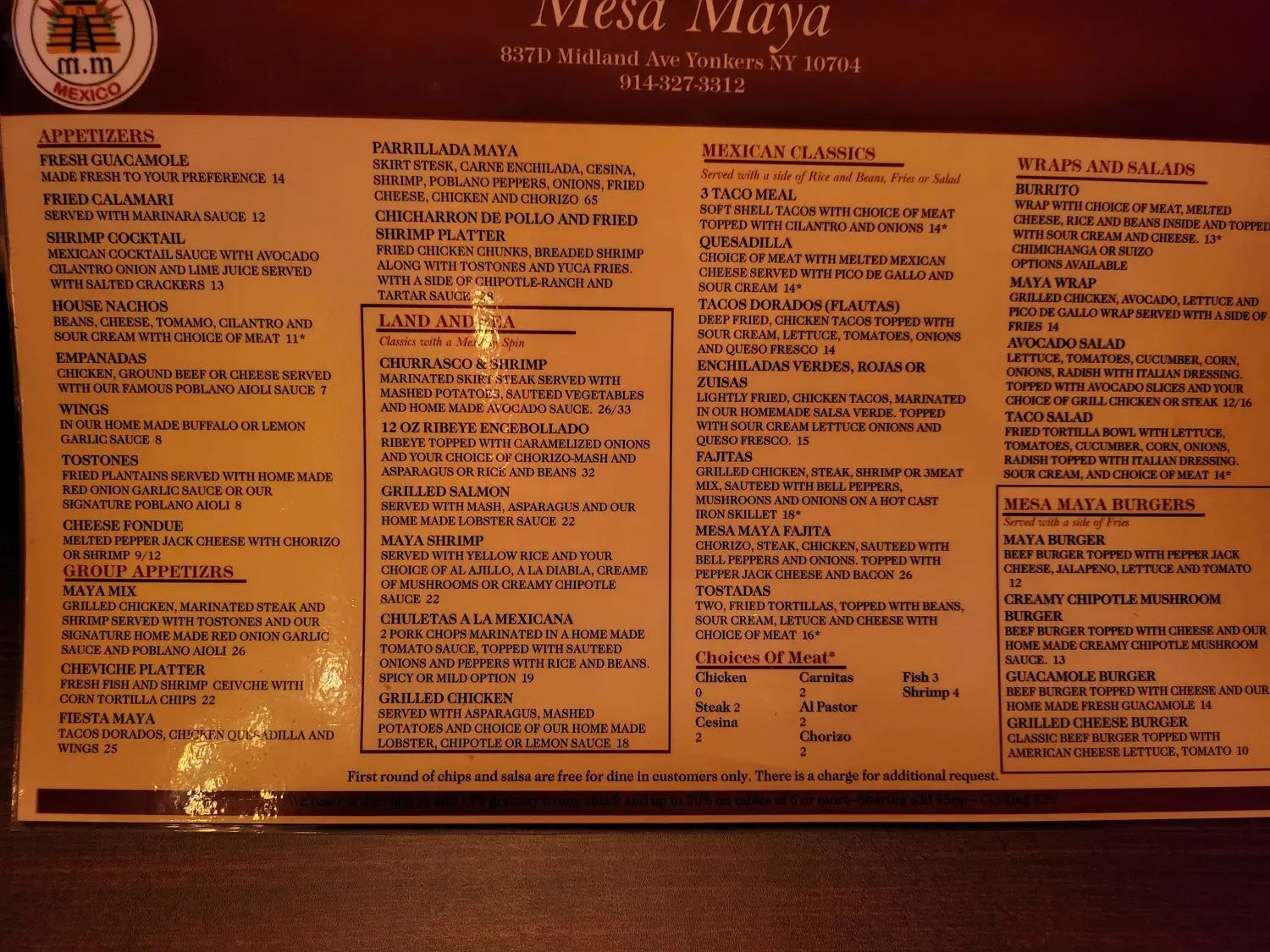 Menu 3