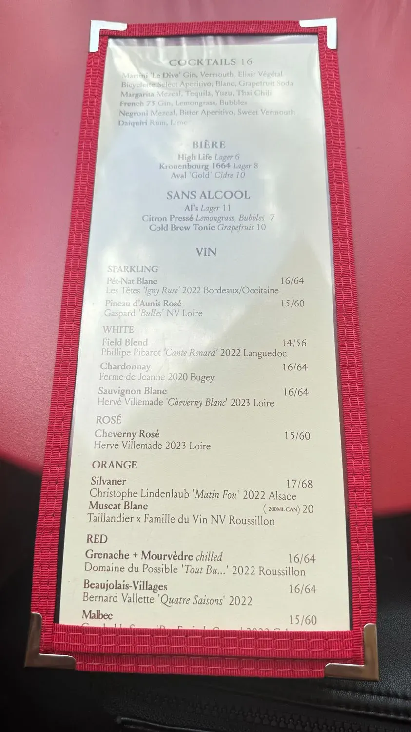 Menu 2