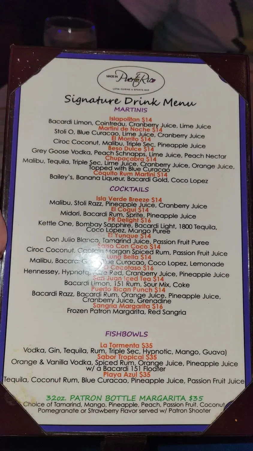 Menu 4