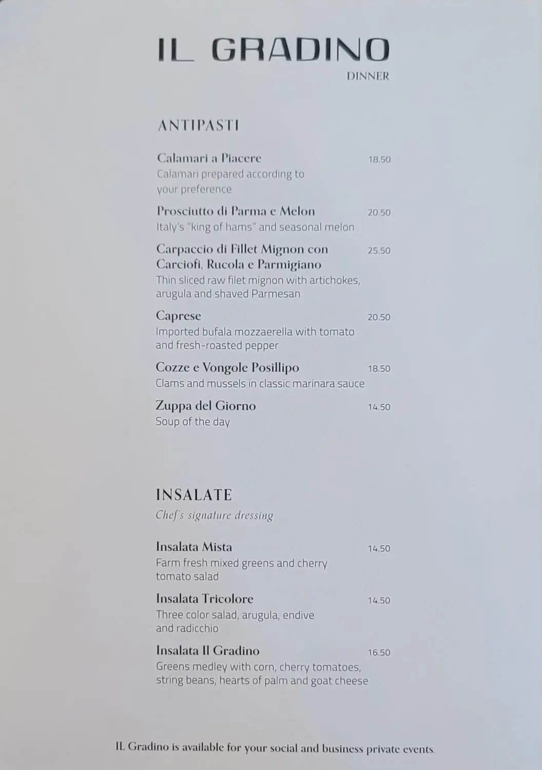 Menu 2