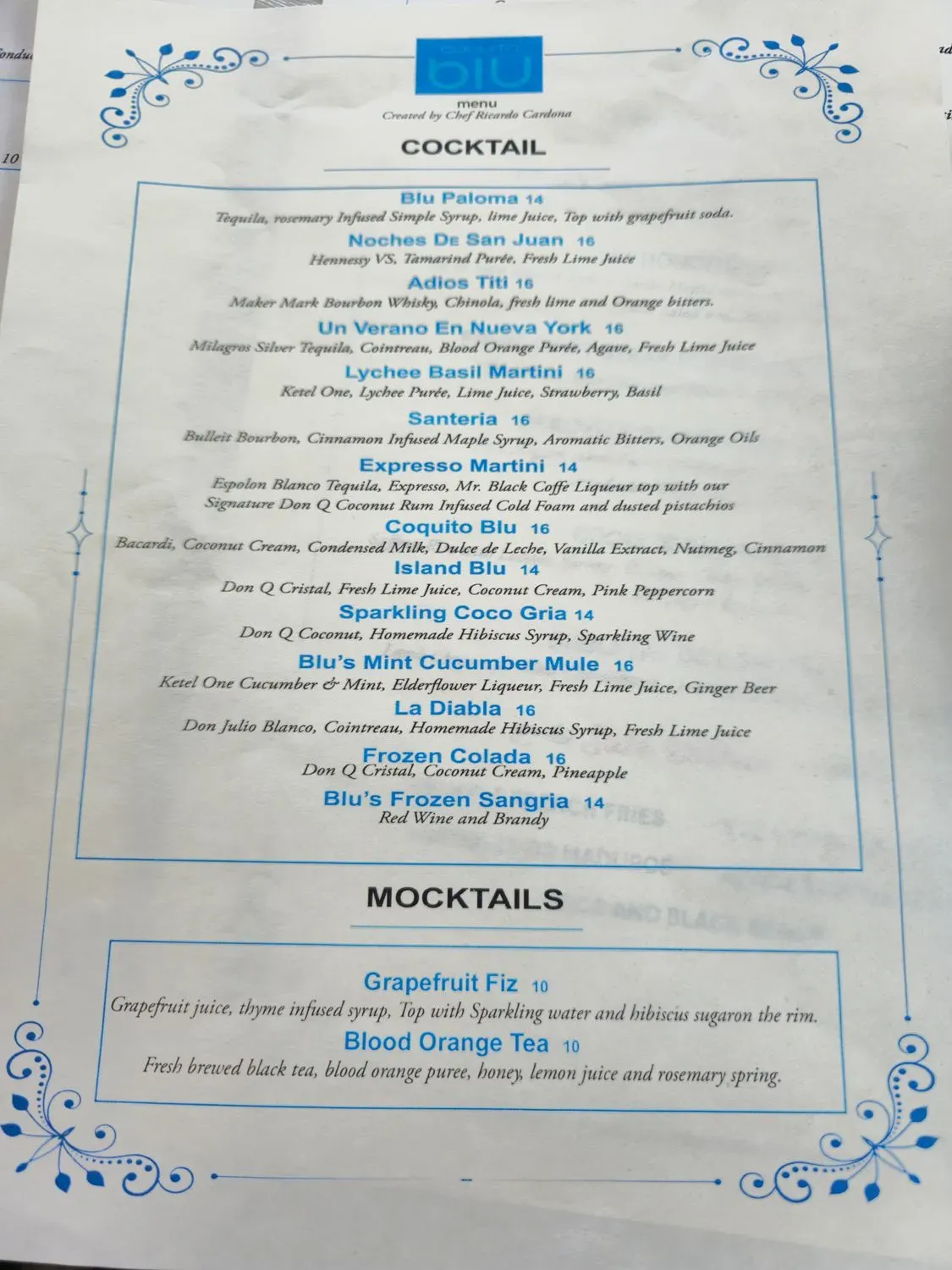 Menu 4