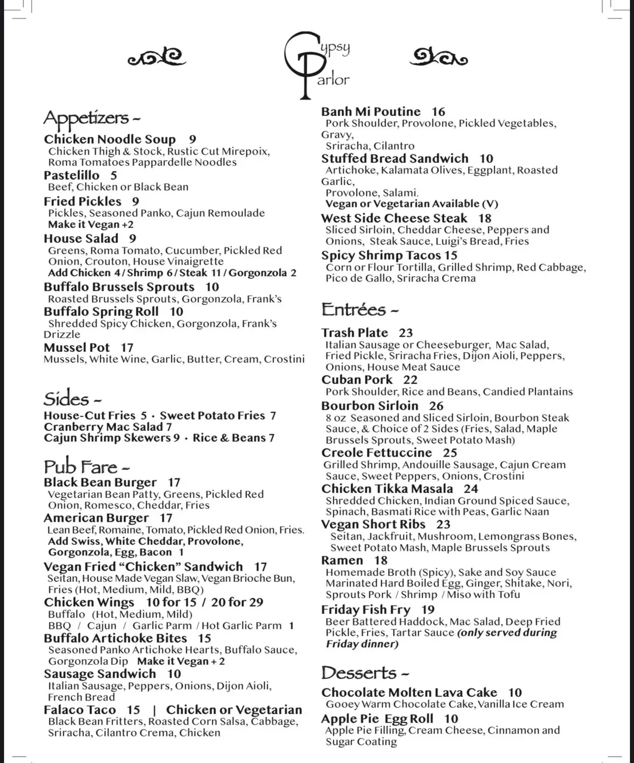 Menu 2