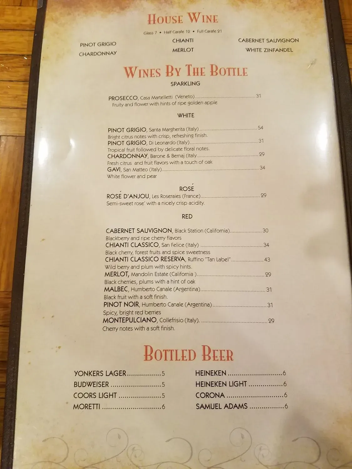 Menu 5