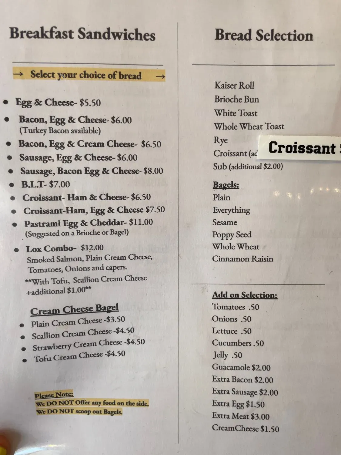 Menu 2