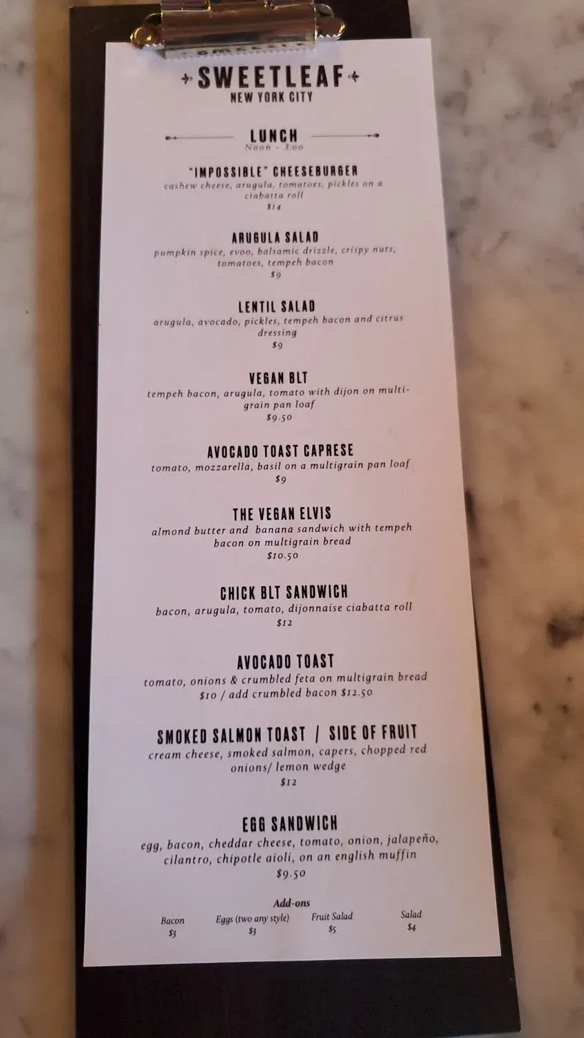 Menu 6