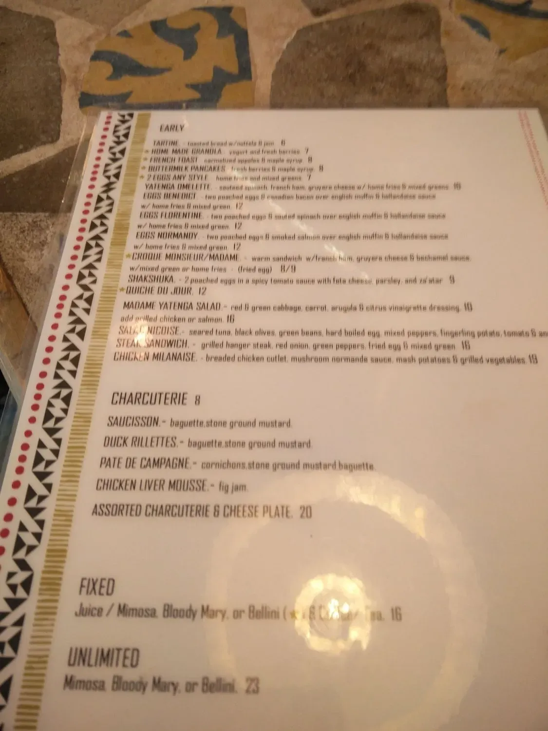 Menu 6