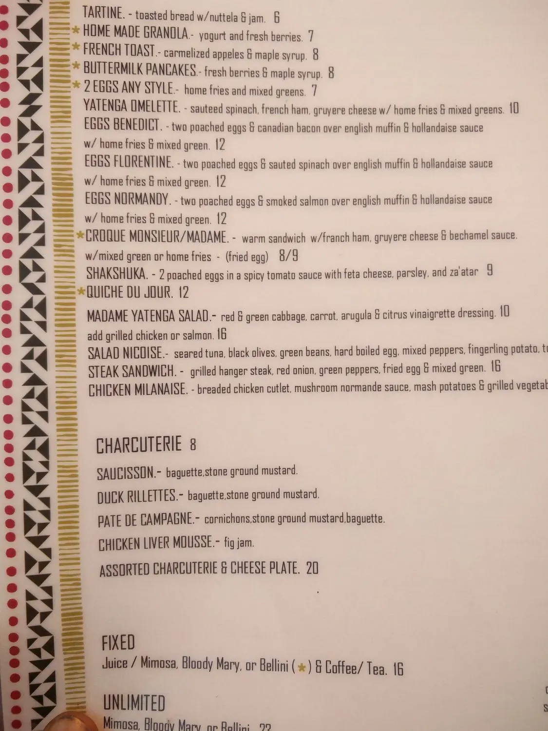 Menu 5