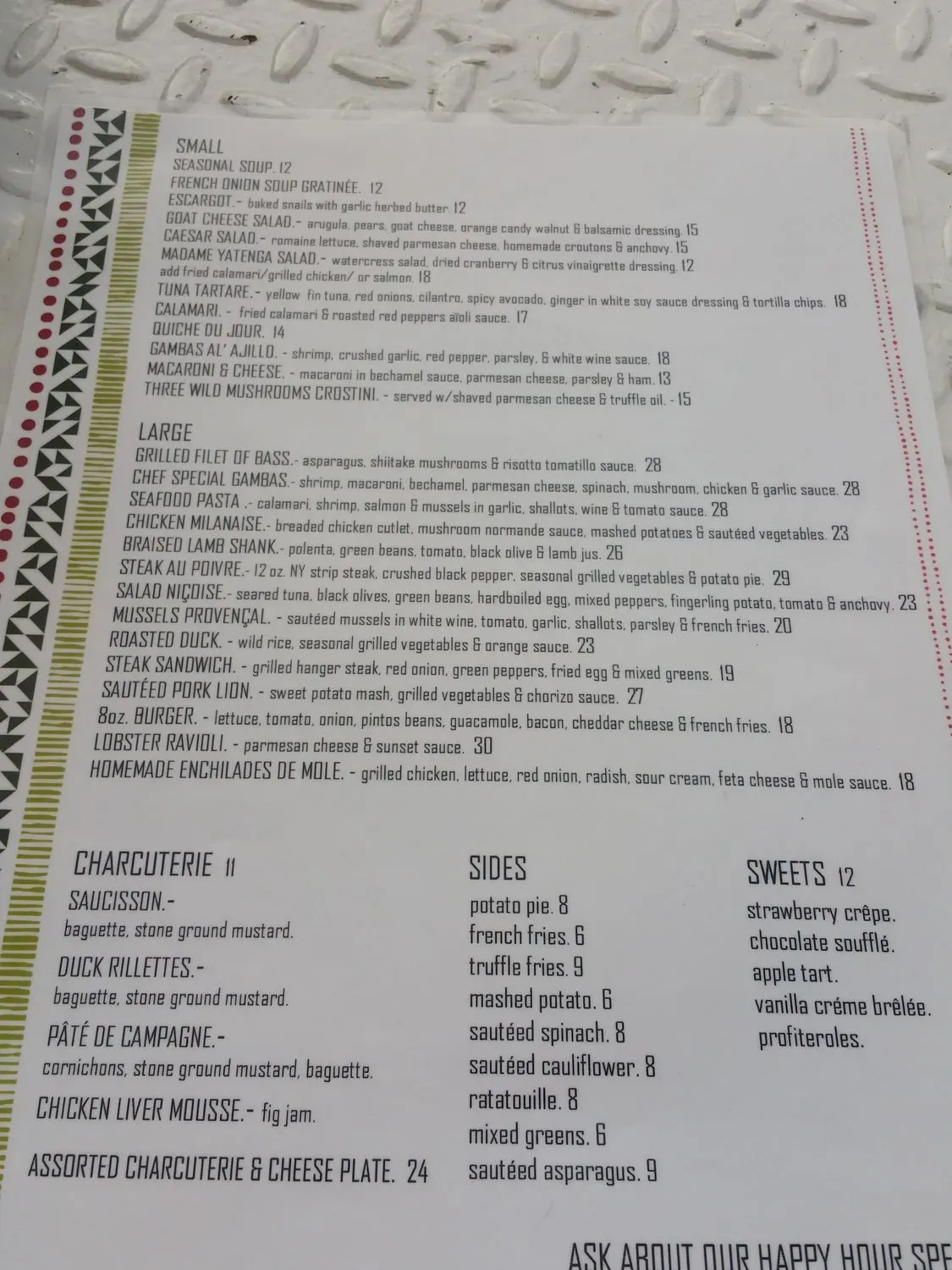 Menu 4