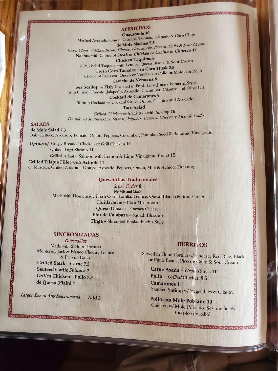 Menu 3